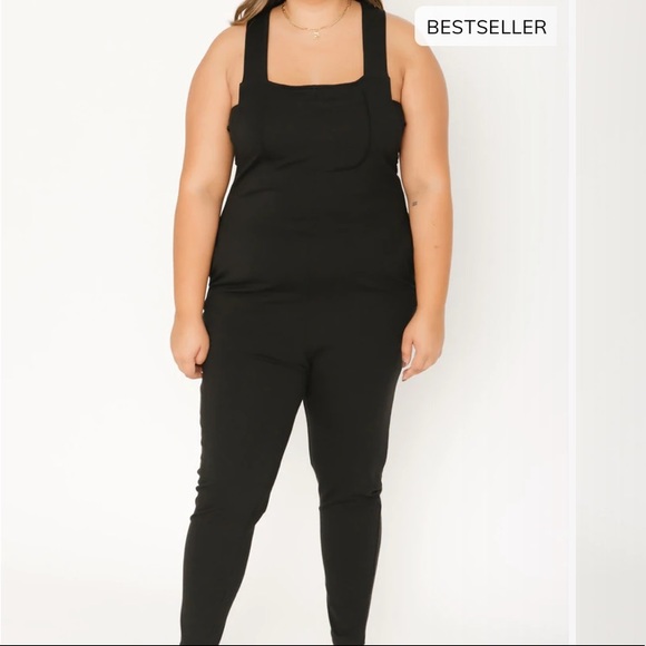 Smash + Tess Romperalls in Midnight Black - Picture 4 of 6